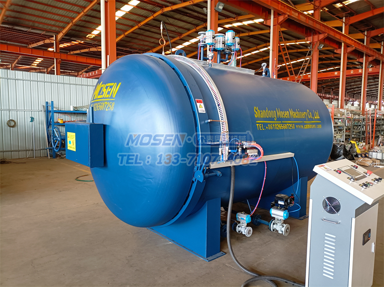 <b>出口加拿大的硫化罐調(diào)試完畢準備發(fā)貨</b>