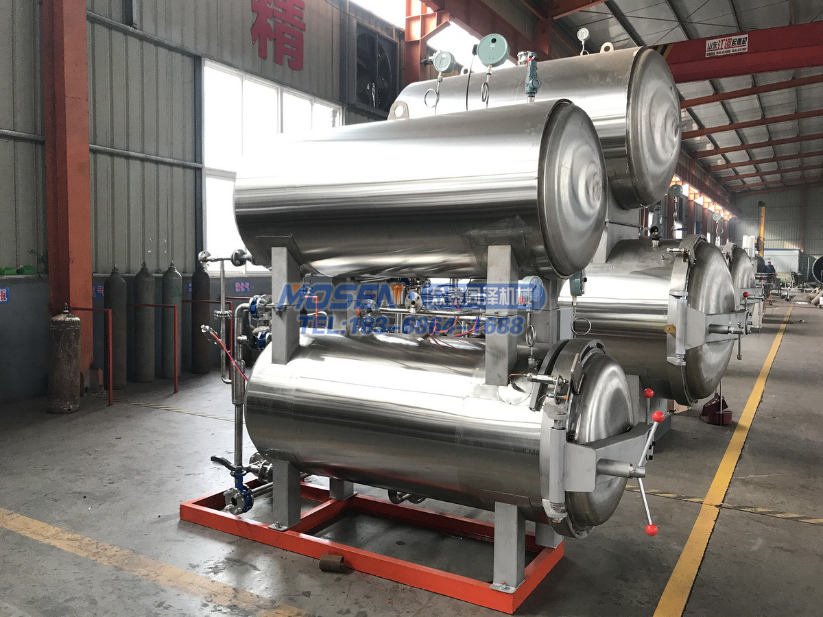 蒸汽式雙層水浴殺菌鍋殺菌釜